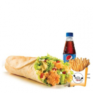 Chicken Zinger Doner with Meal