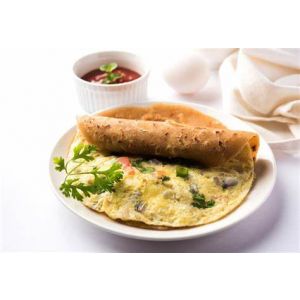 Paratha and Omlette